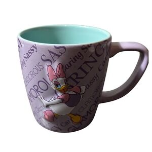 Disney Parks Daisy Duck Glamorous Sassy Caring Purple 4oz Personality Mug